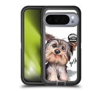 Head Case Designs sous Licence Officielle Animal Club International Yorkie Visages Étui Antichoc Ultra-Blindé Compatible avec Google Pixel 10 Pro XL