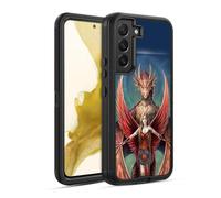 Head Case Designs sous Licence Officielle Anne Stokes Ailes De Copper Amitié de Dragon Étui Antichoc Ultra-Blindé Compatible avec Samsung Galaxy S22 5G
