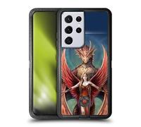 Head Case Designs sous Licence Officielle Anne Stokes Ailes De Copper Amitié de Dragon Étui Antichoc Ultra-Blindé Compatible avec Samsung Galaxy S21 Ultra 5G
