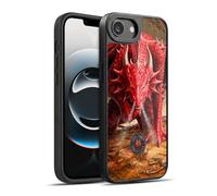 Head Case Designs sous Licence Officielle Anne Stokes Antre Dragons Coque en Gel renforcée [Protection de Qualité Militaire] Compatible avec Apple iPhone 16e / iPhone 17e