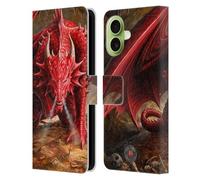 Head Case Designs sous Licence Officielle Anne Stokes Antre Dragons Étui Portefeuille en Cuir Compatible avec Apple iPhone 17