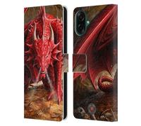 Head Case Designs sous Licence Officielle Anne Stokes Antre Dragons Étui Portefeuille en Cuir Compatible avec Samsung Galaxy A07