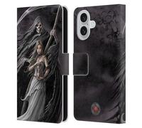 Head Case Designs sous Licence Officielle Anne Stokes Convoquez la Moissonneuse Gothique Étui Portefeuille en Cuir Compatible avec Apple iPhone 16