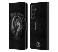 Head Case Designs sous Licence Officielle Anne Stokes Danse avec Mort Gothique Étui Portefeuille en Cuir Compatible avec Samsung Galaxy A55 5G