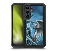 Head Case Designs sous Licence Officielle Anne Stokes Dos argenté Amitié de Dragon Étui Antichoc Ultra-Blindé Compatible avec Samsung Galaxy S24+ 5G