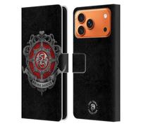 Head Case Designs sous Licence Officielle Anne Stokes Dragon Crest Feu Tribal Étui Portefeuille en Cuir Compatible avec Apple iPhone 17 Pro Max