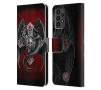 Head Case Designs sous Licence Officielle Anne Stokes Dragon Gothique Tribal Étui Portefeuille en Cuir Compatible avec Samsung Galaxy A13 (2022)