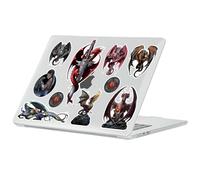 Head Case Designs sous Licence Officielle Anne Stokes Dragons Fantasy Art Collection Coque Transparent Armure Compatible avec MacBook Air 13.6" M2 A2681/M3 A3113/M4 A3240 2022/2024/2025