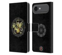 Head Case Designs sous Licence Officielle Anne Stokes Équinoxe d'automne de Mabon Dragons des Sabbats Étui Portefeuille en Cuir Compatible avec Apple iPhone 17 Air