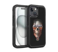 Head Case Designs sous Licence Officielle Anne Stokes Feu De l'enfer Crâne Étui Antichoc Ultra-Blindé Compatible avec Apple iPhone 15