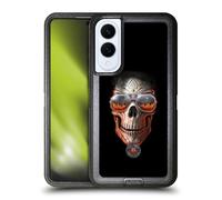 Head Case Designs sous Licence Officielle Anne Stokes Feu De l'enfer Crâne Étui Antichoc Ultra-Blindé Compatible avec Samsung Galaxy S25 Edge