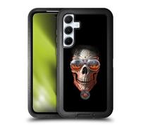 Head Case Designs sous Licence Officielle Anne Stokes Feu De l'enfer Crâne Étui Antichoc Ultra-Blindé Compatible avec Samsung Galaxy A55 5G