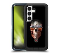 Head Case Designs sous Licence Officielle Anne Stokes Feu De l'enfer Crâne Étui Antichoc Ultra-Blindé Compatible avec Samsung Galaxy S24 5G