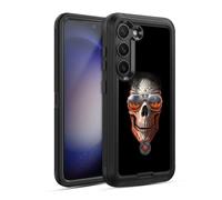 Head Case Designs sous Licence Officielle Anne Stokes Feu De l'enfer Crâne Étui Antichoc Ultra-Blindé Compatible avec Samsung Galaxy S23 5G