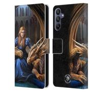 Head Case Designs sous Licence Officielle Anne Stokes Fidélité Féroce Dragons 3 Étui Portefeuille en Cuir Compatible avec Samsung Galaxy A15