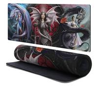 Head Case Designs sous Licence Officielle Anne Stokes Force du Dragon Personnages Fantastiques 37.4 x 15.75 x 0.16 inches (900 x 400 mm) - XL Tapis De Souris pour Jeux Bureau PC Clavier