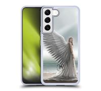 Head Case Designs sous Licence Officielle Anne Stokes Guide d'esprit Anges Coque en Gel [Protection de Qualité Militaire] Compatible avec Samsung Galaxy S22 5G Et Compatible avec MagSafe