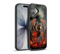 Head Case Designs sous Licence Officielle Anne Stokes Lave Dragons Coque en Gel renforcée [Protection de Qualité Militaire] Compatible avec Apple iPhone 17
