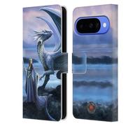 Head Case Designs sous Licence Officielle Anne Stokes Nouveaux Horizons Amitié de Dragon Étui Portefeuille en Cuir Compatible avec Google Pixel 10