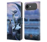 Head Case Designs sous Licence Officielle Anne Stokes Nouveaux Horizons Amitié de Dragon Étui Portefeuille en Cuir Compatible avec Apple iPhone 17 Air