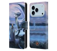 Head Case Designs sous Licence Officielle Anne Stokes Nouveaux Horizons Amitié de Dragon Étui Portefeuille en Cuir Compatible avec Apple iPhone 17 Pro