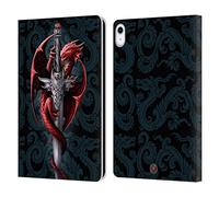 Head Case Designs sous Licence Officielle Anne Stokes Poignard Dragons Étui Portefeuille en Cuir Compatible avec Apple iPad 10.9 (2022/2025)