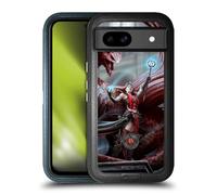 Head Case Designs sous Licence Officielle Anne Stokes Scarlet Mage Amitié de Dragon Étui Antichoc Ultra-Blindé Compatible avec Google Pixel 8a