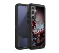 Head Case Designs sous Licence Officielle Anne Stokes Scarlet Mage Amitié de Dragon Étui Antichoc Ultra-Blindé Compatible avec Samsung Galaxy S24 FE