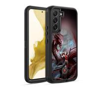 Head Case Designs sous Licence Officielle Anne Stokes Scarlet Mage Amitié de Dragon Étui Antichoc Ultra-Blindé Compatible avec Samsung Galaxy S22 5G