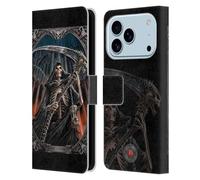 Head Case Designs sous Licence Officielle Anne Stokes Verdict Final Tribal Étui Portefeuille en Cuir Compatible avec Apple iPhone 17 Pro