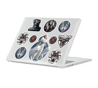 Head Case Designs sous Licence Officielle Anne Stokes Wolves Fantasy Art Collection Coque Transparent Armure Compatible avec MacBook Air 13.6" M2 A2681/M3 A3113/M4 A3240 2022/2024/2025
