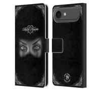 Head Case Designs sous Licence Officielle Anne Stokes Yeux Tristes Gothique Étui Portefeuille en Cuir Compatible avec Apple iPhone 17 Air