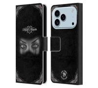 Head Case Designs sous Licence Officielle Anne Stokes Yeux Tristes Gothique Étui Portefeuille en Cuir Compatible avec Apple iPhone 17 Pro