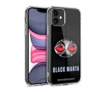 Head Case Designs sous Licence Officielle Aquaman and The Lost Kingdom Casque Black Manta Graphiques Coque en Gel [Qualité Militaire] Compatible avec Apple iPhone 11 Et Compatible avec MagSafe