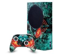 Head Case Designs Sous Licence Officielle Aquaman DC Comics Black Manta Comic Book Cover Enveloppement De Console De Jeu Et Skins Pour Manette compatible avec Xbox Series S Console & Controller Bundle