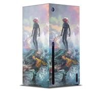Head Case Designs Sous Licence Officielle Aquaman DC Comics Peinture Black Manta Couverture De Bande Dessinée Enveloppement De Console De Jeu Compatible avec Xbox Series X