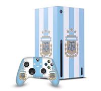 Head Case Designs Sous Licence Officielle Argentina National Football Team Accueil Kit D'écusson 2024/25 Enveloppement De Console De Jeu Et Skins Pour Manette compatible avec Xbox Series X