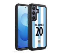 Head Case Designs sous Licence Officielle Argentina National Football Team Alexis Mac Allister Maillot Domicile Joueur 2024/25 1er Groupe Étui Antichoc Ultra-Blindé Compatible avec Samsung Galaxy S25