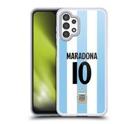 Head Case Designs sous Licence Officielle Argentina National Football Team Diego Maradona 2024/25 Player Home Kit 1st Group Coque en Gel [Qualité Militaire] Compatible avec Samsung Galaxy A13 (2022)