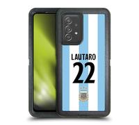 Head Case Designs sous Licence Officielle Argentina National Football Team Lautaro Martínez 2024/25 Player Home Kit 1st Group Étui Antichoc Ultra-Blindé Compatible avec Galaxy A52 / A52s / 5G (2021)