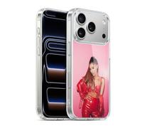 Head Case Designs sous Licence Officielle Ariana Grande Cuir Rouge Femme Dangereuse Coque en Gel [Protection de Qualité Militaire] Compatible avec Apple iPhone 17 Pro Et Compatible avec MagSafe