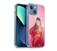Head Case Designs sous Licence Officielle Ariana Grande Cuir Rouge Femme Dangereuse Coque en Gel [Protection de Qualité Militaire] Compatible avec Apple iPhone 13 Mini Et Compatible avec MagSafe