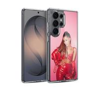 Head Case Designs sous Licence Officielle Ariana Grande Cuir Rouge Femme Dangereuse Coque en Gel [Protection de Qualité Militaire] Compatible avec Samsung Galaxy S26 Ultra