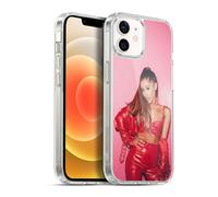 Head Case Designs sous Licence Officielle Ariana Grande Cuir Rouge Femme Dangereuse Coque en Gel [Qualité Militaire] Compatible avec Apple iPhone 12 / iPhone 12 Pro Et Compatible avec MagSafe