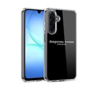 Head Case Designs sous Licence Officielle Ariana Grande Texte Femme Dangereuse Coque en Gel [Protection de Qualité Militaire] Compatible avec Samsung Galaxy A17 4G / 5G