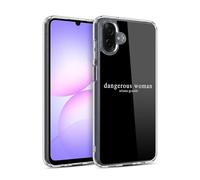 Head Case Designs sous Licence Officielle Ariana Grande Texte Femme Dangereuse Coque en Gel [Protection de Qualité Militaire] Compatible avec Samsung Galaxy A07
