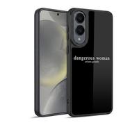 Head Case Designs sous Licence Officielle Ariana Grande Texte Femme Dangereuse Coque en Gel renforcée [Protection de Qualité Militaire] Compatible avec Samsung Galaxy S25 Edge