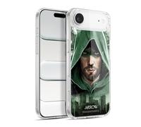 Head Case Designs sous Licence Officielle Arrow TV Series Trop Grand Graphiques Coque en Gel [Protection de Qualité Militaire] Compatible avec Apple iPhone 17 Air Et avec MagSafe