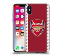 Head Case Designs sous Licence Officielle Arsenal FC Accueil Kit D'écusson 2022/23 Coque en Gel [Protection de Qualité Militaire] Compatible avec Apple iPhone X/iPhone XS Et Compatible avec MagSafe