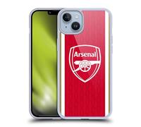 Head Case Designs sous Licence Officielle Arsenal FC Accueil Kit D'écusson 2023/24 Coque en Gel [Protection de Qualité Militaire] Compatible avec Apple iPhone 14 Plus